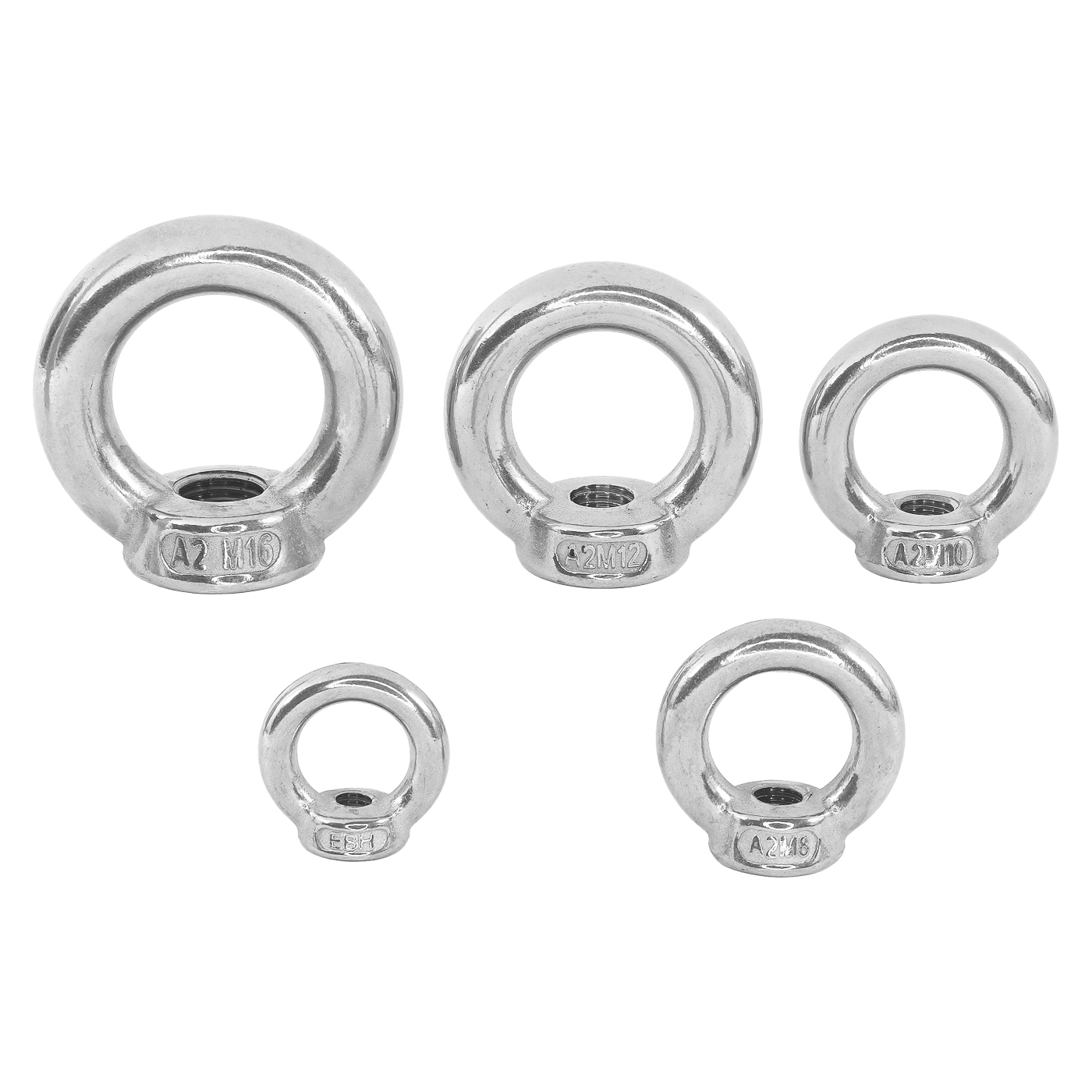 Ringmuttern mit M8 Gewinde