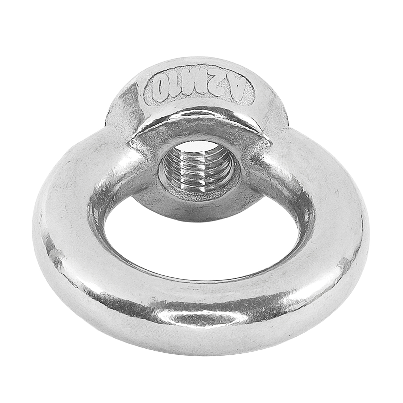 Detailbild des M8 Innengewinde der Ringmutter